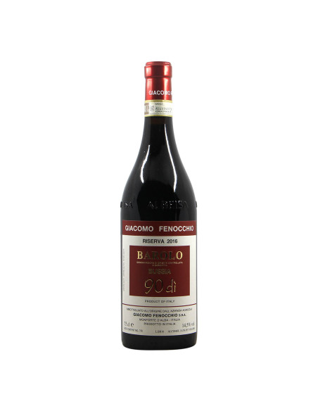 BAROLO RISERVA 90' DI 2016 FENOCCHIO GIACOMO