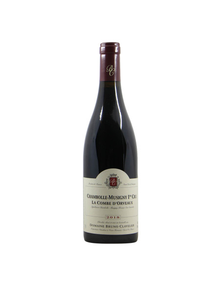 Domaine Bruno Clavelier Chambolle Musigny 1er cru La Combe d Orveaux 2018 Grandi Bottiglie