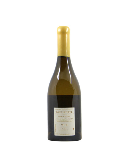 Jules Desjournais Pouilly Fuisse Vignes de la Cote 2016 Retro Grandi Bottiglie