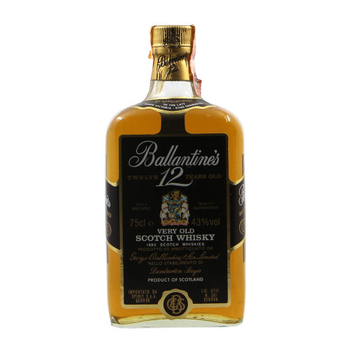 George Ballantine Very Old Scotch Whisky 12 Years Old