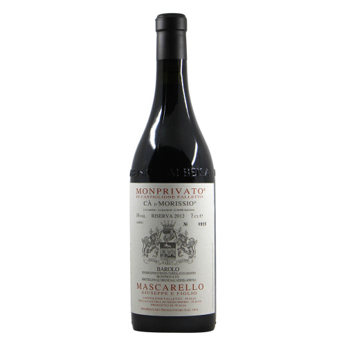 Giuseppe Mascarello Barolo Monprivato Ca di Morissio Riserva 2012 Grandi Bottiglie
