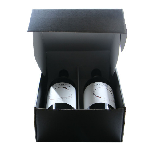 CONFEZIONE REGALO IN CARTONE PER 2 BOTTIGLIE