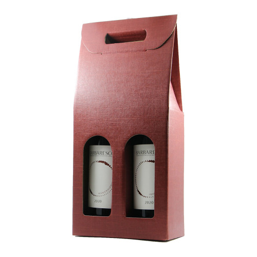 CONFEZIONE REGALO IN CARTONE PER 2 BOTTIGLIE