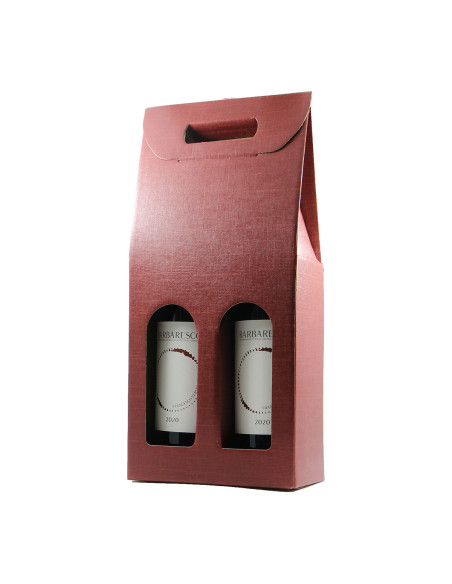CONFEZIONE REGALO IN CARTONE PER 2 BOTTIGLIE