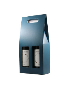 CONFEZIONE REGALO IN CARTONE PER 2 BOTTIGLIE 2