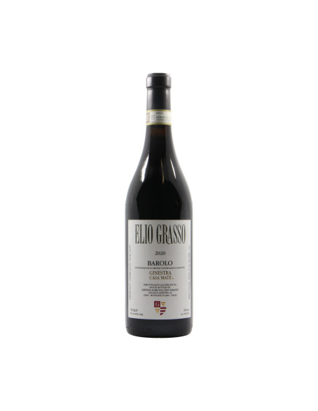 Elio Grasso Barolo Ginestra Casa Mate 2020 Grandi Bottiglie