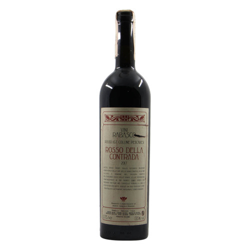 Rabasco Rosso della Contrada 2017 Etichetta Macchiata Grandi Bottiglie
