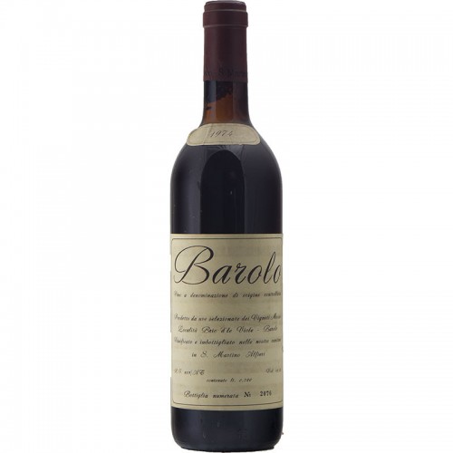 BAROLO 1974 MOSSO Grandi Bottiglie