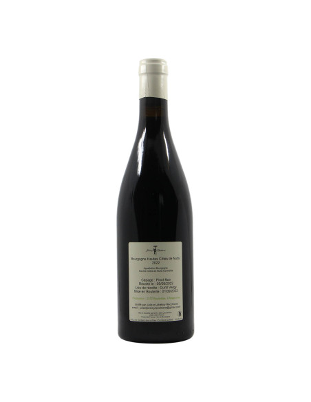 Jeremy Recchione Bourgogne Hautes Cotes de Nuits Rouge 2022 Retro Grandi Bottiglie