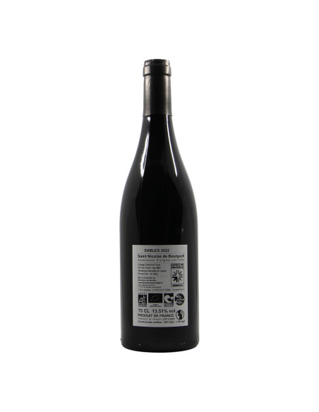 Domaine du Mortier Saint Nicolas de Bourgueil Sables 2022 Grandi Bottiglie retro