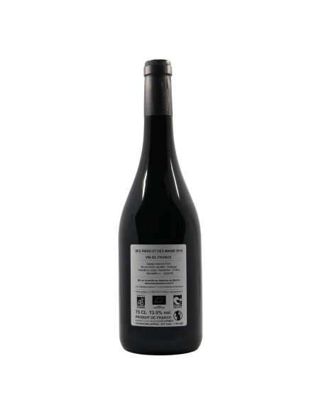 Domaine du Mortier Des Pieds et Des Mains Grandi Bottiglie back