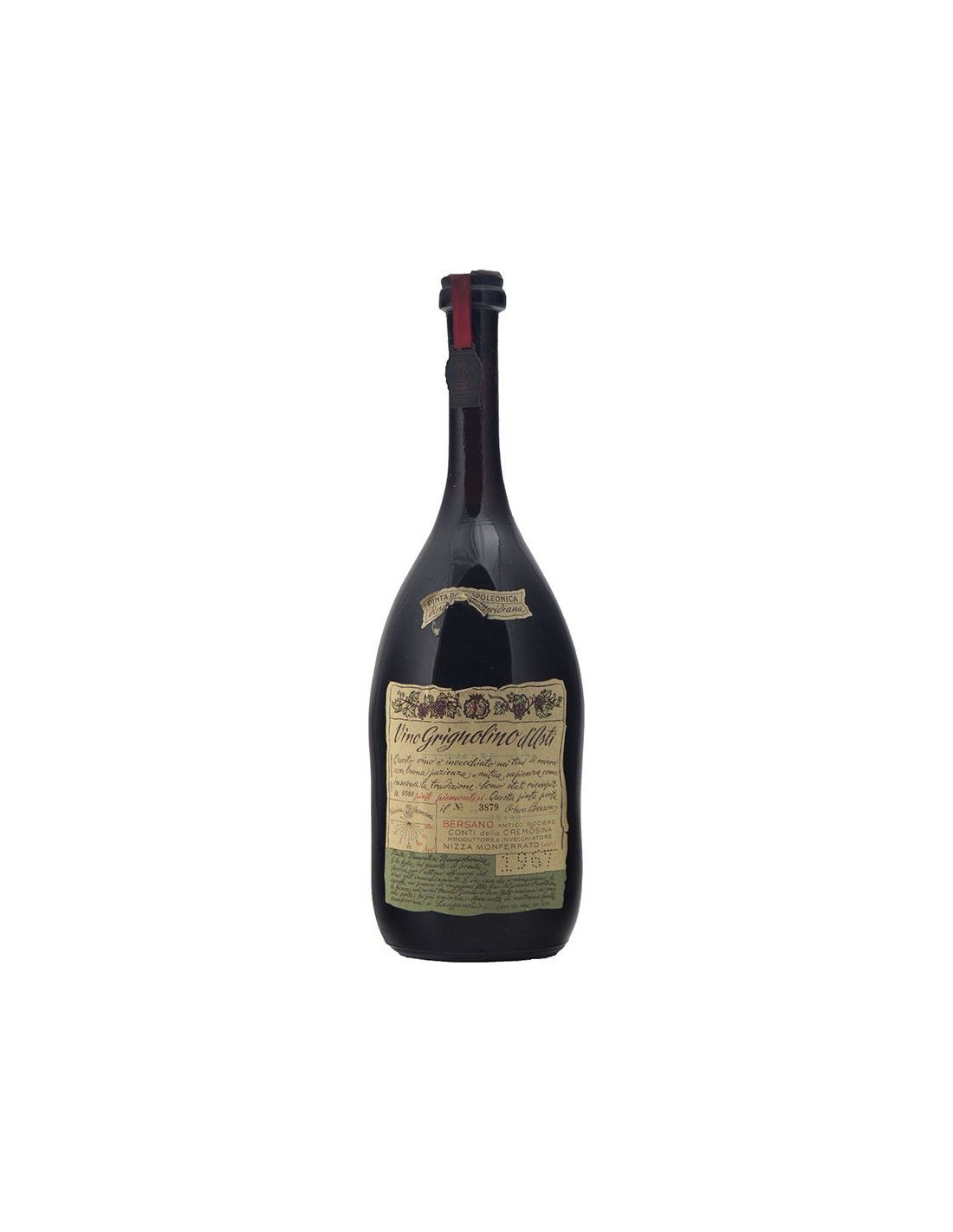 GRIGNOLINO MAGNUM 1967 BERSANO Grandi Bottiglie
