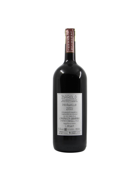 Giovanni Canonica Barolo Paiagallo Magnum 2021 Grandi Bottiglie