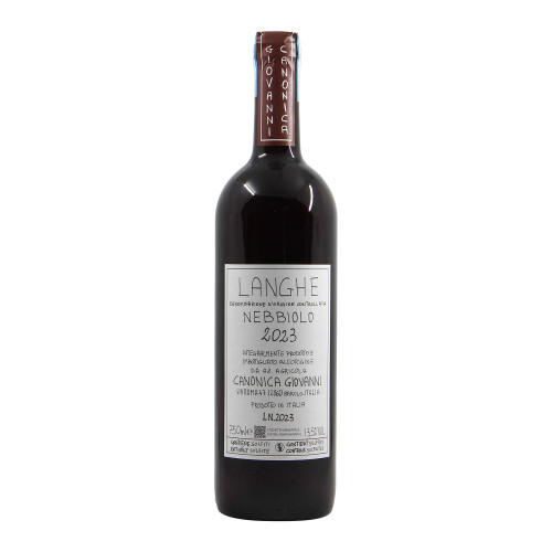 Giovanni Canonica Langhe Nebbiolo 2023 Grandi Bottiglie