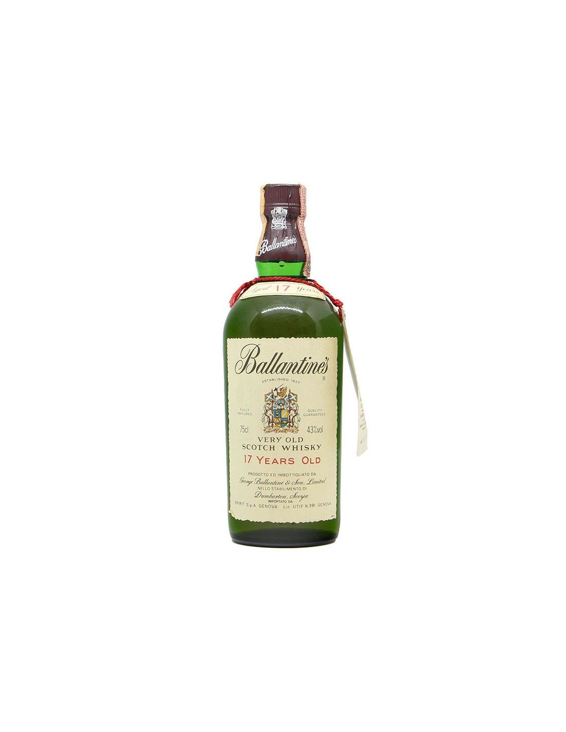 Ballantine'S Very Old Scotch Whisky 17 Years Old Matured In Oak