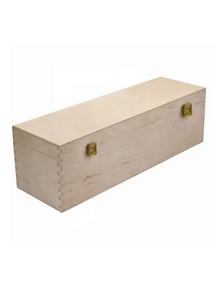 Personalized Wooden Wine Box Double Magnum | Grandibottiglie.com