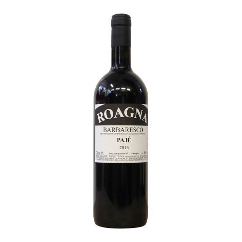 Roagna Barbaresco Paje 2016 Grandi Bottiglie