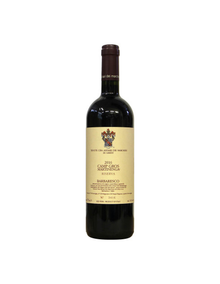 Marchesi di Gresy Barbaresoco Camp Gros Riserva 2016  Grandi Bottiglie