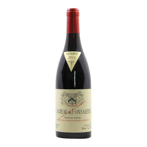 COTES DU RHONE ROUGE 2012 CHATEAU DE FONSALETTE
