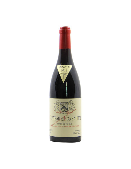 COTES DU RHONE ROUGE 2012 CHATEAU DE FONSALETTE