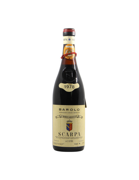 Barolo 1978 SCARPA