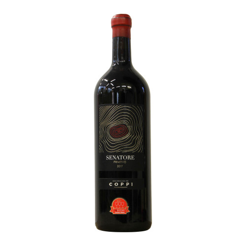 Coppi Primitivo Senatore 2017 Doppio Magnum Grandi Bottiglie