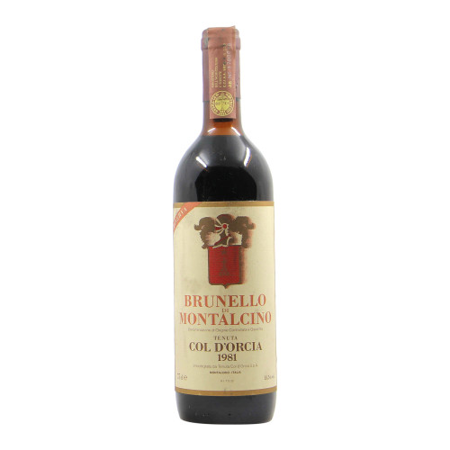 Col d Orcia Brunello di Montalcino Riserva 1981