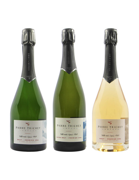 Cofanetto Pierre Trichet – Tre Champagne Premier Cru