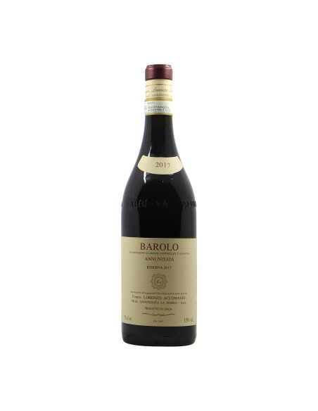 Accomasso Barolo Annunziata Riserva 2017 Grandi Bottiglie