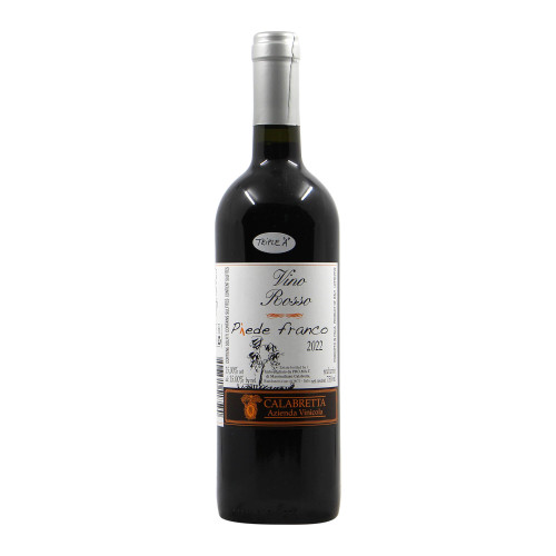 Calabretta Vino Rosso Piede Franco 2022 Grandi Bottiglie