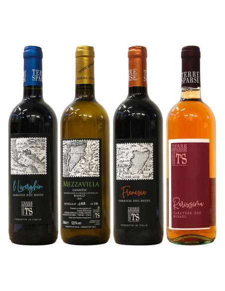 Cofanetto Terre Sparse 4 Bottiglie Degustazione