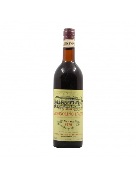 Cantina Sociale Scurzolengo Grignolino d Asti 1978