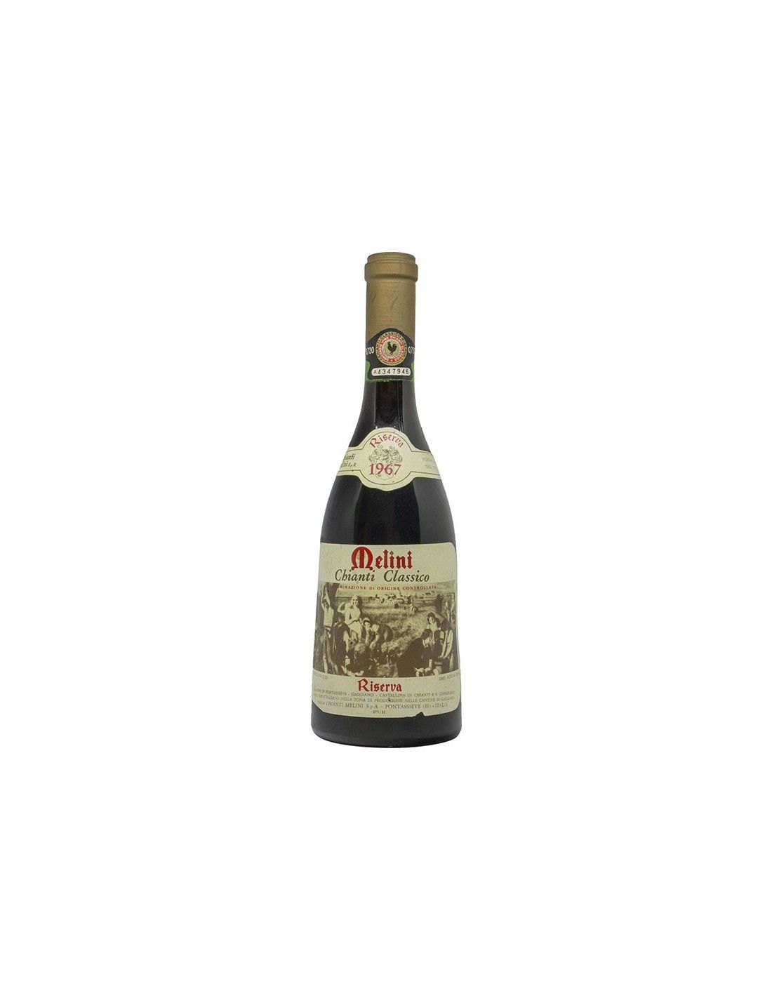 CHIANTI CLASSICO RISERVA 1967 MELINI Grandi Bottiglie