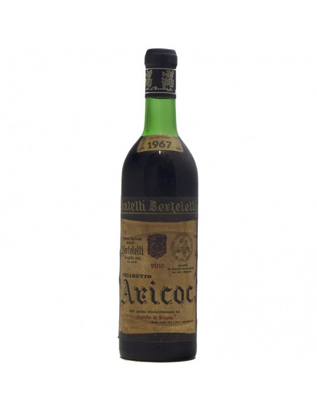 CHIARETTO ARICOT 1967 FRATELLI BERTELETTI Grandi Bottiglie