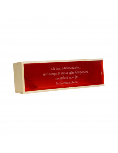 Custom Engraved Wood Wine Box - Plexiglass cover | oohwine.com