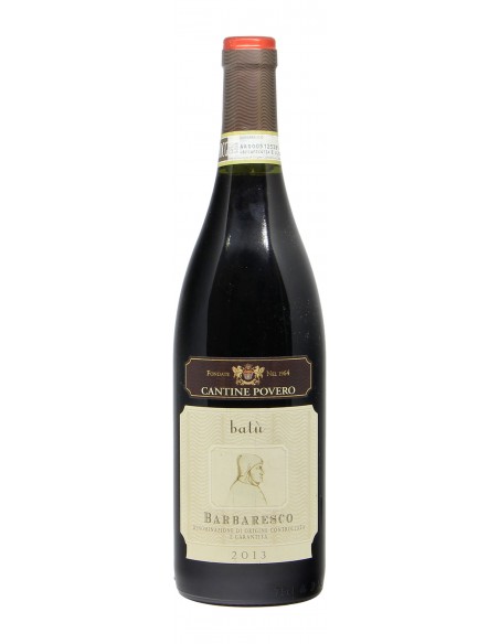BARBARESCO BATU 2013 CANTINE POVERO Grandi Bottiglie