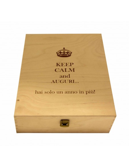 Cassetta in legno per vino personalizzata - 3 bottiglie - ilva3 WINE ATTACH Grandi Bottiglie