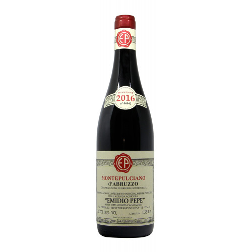 vino naturale MONTEPULCIANO D'ABRUZZO  (2016)