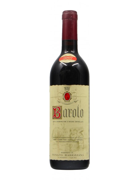 BAROLO 1967 RABEZZANA RENATO Grandi Bottiglie