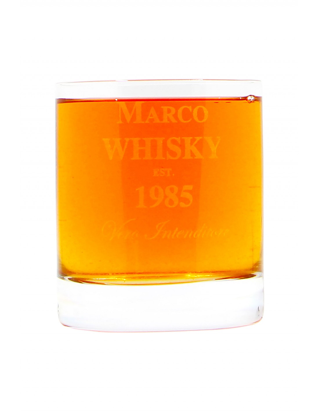 1 Modello elegante Bicchiere da whisky personalizzato con incisione 