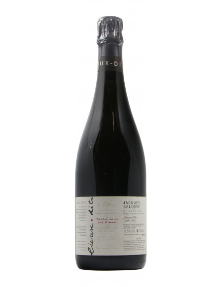CHAMPAGNE SOUS LE MONT BLANC DE NOIRS DEG 2015