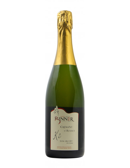 CREMANT D'ALSACE KB EXTRA BRUT ZERO DOSAGE 2011 BINNER Grandi Bottiglie