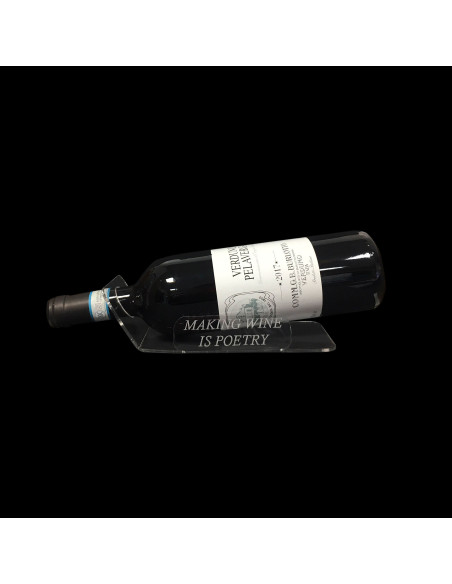 Espositore per bottiglia vino pregiato personalizzato in plexiglass - donatello