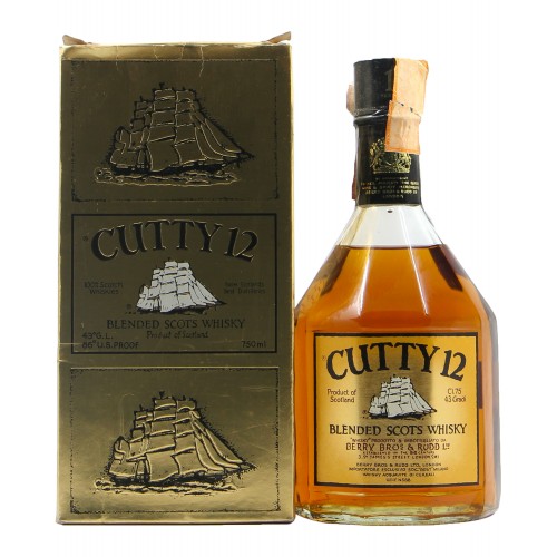 Cutty Blended Scotch Whisky 12Yo 75Cl