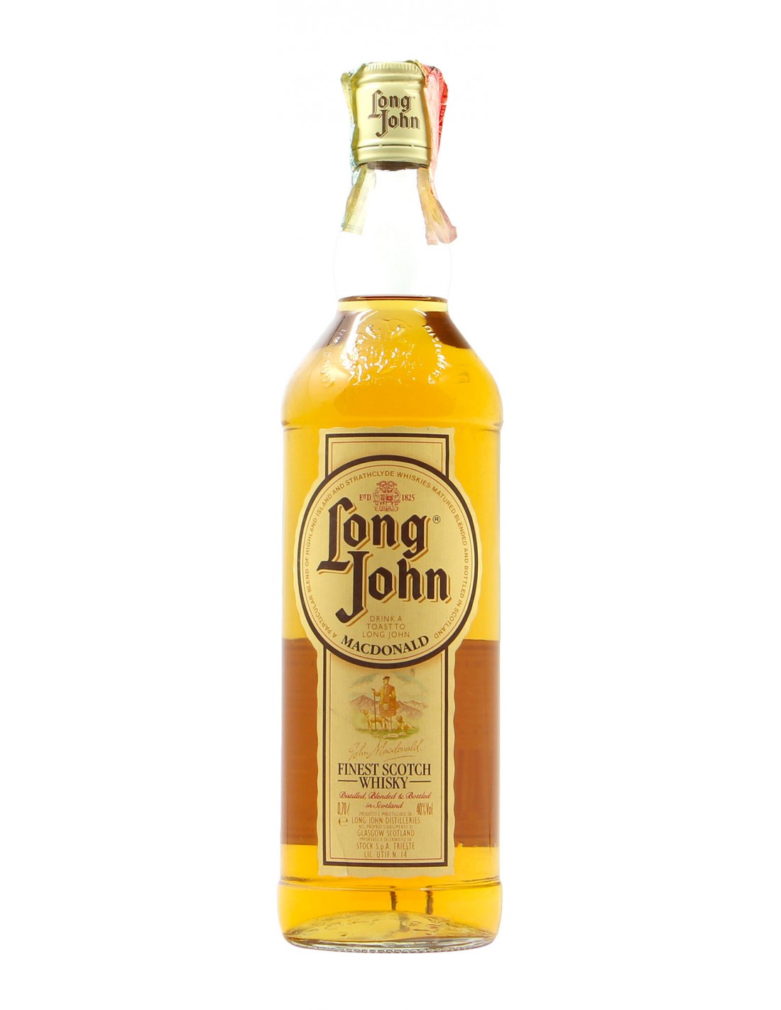 DRINK A TOAST TO LONG JOHN FINEST SCOTCH WHISKY 0.70 L 40 VOL NV LONG JOHN Grandi Bottiglie