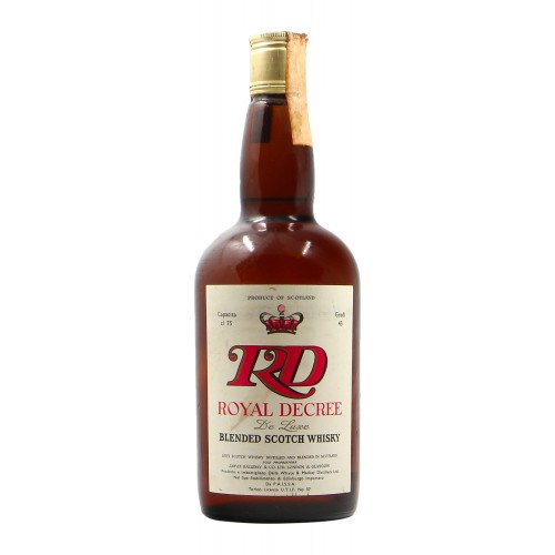 BLENDED SCOTCH WHISKY ROYAL DECREE 75CL NV ROYAL DECREE Grandi Bottiglie