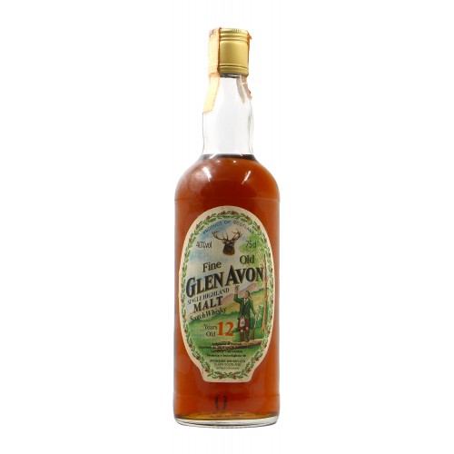 WHISKY FINE OLD GLEN AVON 12YO 75CL 40VOL BOTTLED 1990s NV GLEN AVON Grandi Bottiglie
