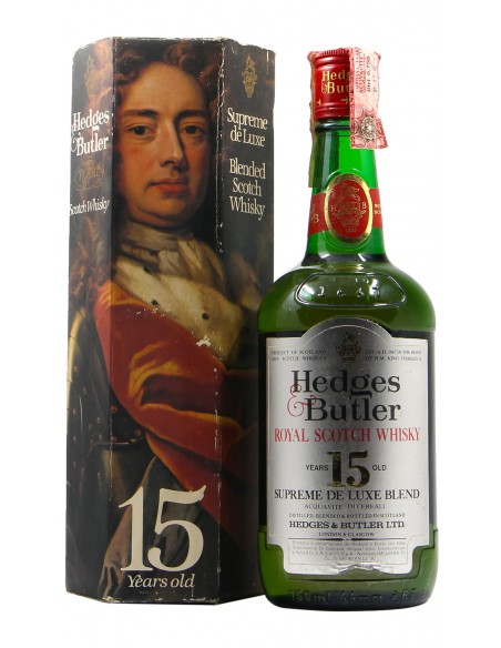 WHISKY 15YO SUPREME DE LUXE BLEND 75CL 40° NV HEDGES BUTLER Grandi Bottiglie