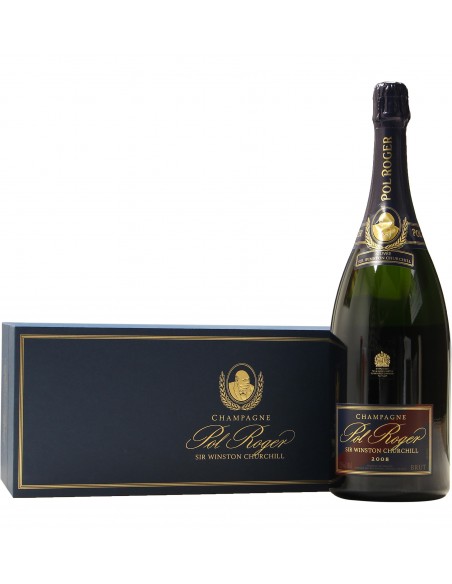 CHAMPAGNE WINSTON CHURCHILL MAGNUM 2008 POL ROGER Grandi Bottiglie